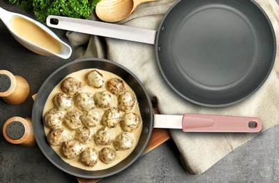 Shop Masterpan Stovetop Oven Fry Pan & Skillet With Heat-in Steam-out Lid In Multi