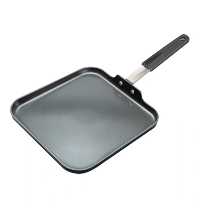 Shop Masterpan Griddle Pan / Pancake Pan, Healthy Ceramic Non-stick Aluminium Cookware With Stainless Steel Chef's  In Multi