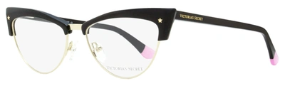 Shop Victoria's Secret Women's Cateye Eyeglasses Vs5018 001 Black/gold 53mm