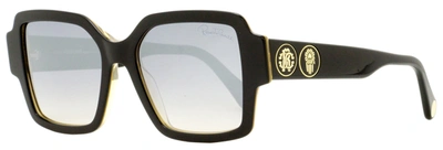 Shop Roberto Cavalli Women's Square Sunglasses Rc1130 01c Black 54mm