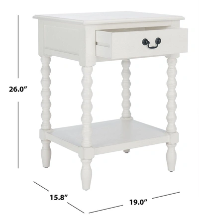 Shop Safavieh Athena Accent Table In White
