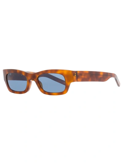 Shop Marni Unisex Rectangular Sunglasses Me627s 725 Blonde Havana 50mm In Multi