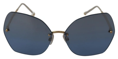 Shop Dolce & Gabbana Mirror  Gradient Women Women's Sunglasses In Blue