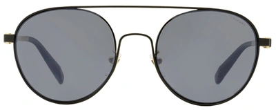 Shop Chopard Men's Superfast Sunglasses Schc29 302p Matte Black/gold 56mm In Grey