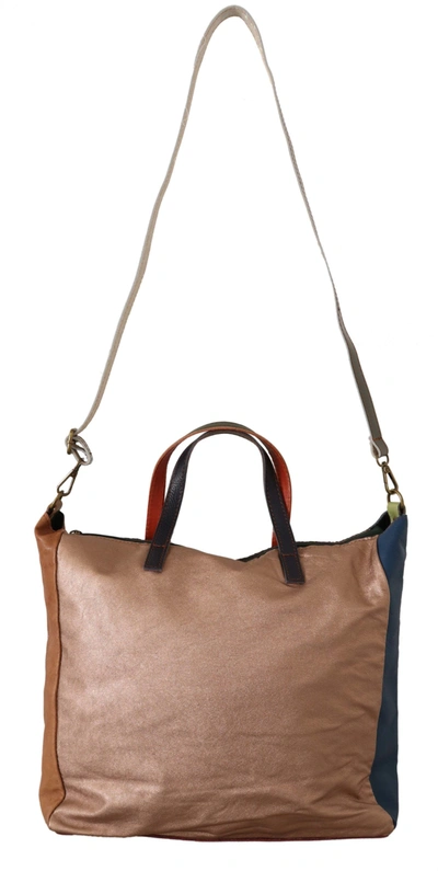 Shop Ebarrito Genuine Leather Shoulder Strap Women Tote Women's Bag In Beige