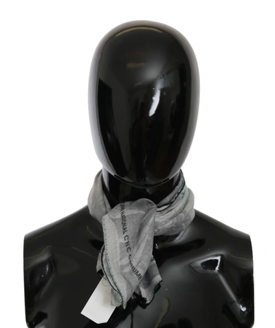 Shop Costume National Silk Shawl Foulard Wrap Women's Scarf In Black