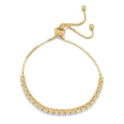 Liv Oliver 18k Gold Embellished Bracelet In Silver