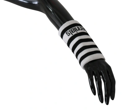 Shop Dolce & Gabbana 1 Psc Wool Arm Warmer Dgmillennials Women's Gloves In Black
