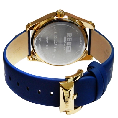 Rebel Gravesend Navy Dial Ladies Watch Rb111-9141 In Blue