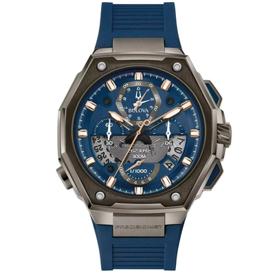 Shop Bulova Men's Blue Dial Watch