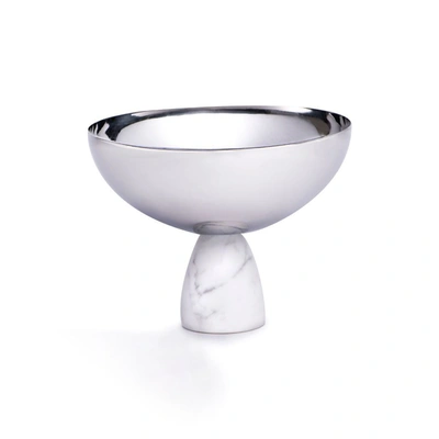 Shop Anna New York Coluna Nut Bowl Marble & Silver