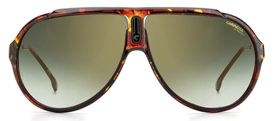 Carrera Endurance65 D6 0086 Aviator Sunglasses In Green