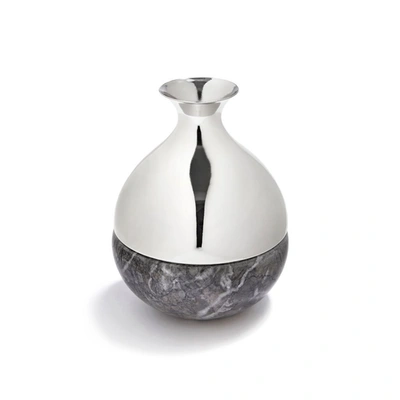 Shop Anna New York Dual Bud Vase In Silver