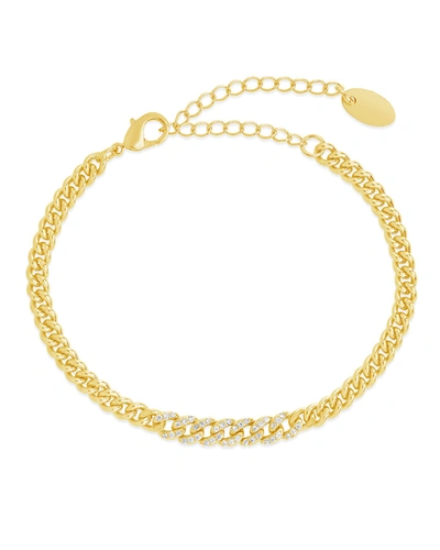 Shop Sterling Forever Winslow Chain Bracelet In Gold