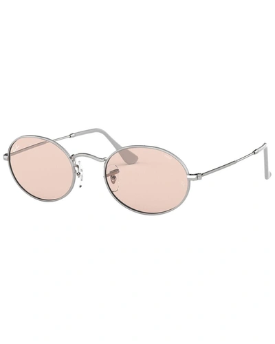 Shop Ray Ban Unisex Rb3547 51mm Sunglasses In Silver