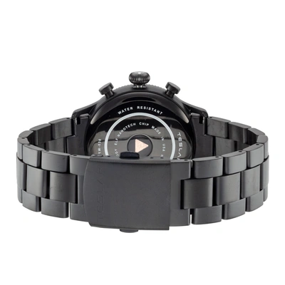 Shop Teslar Men's Re-balance T-4 44mm Quartz Watch In Black