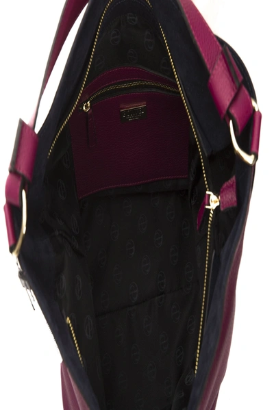 Shop Pompei Donatella Leather Shoulder Women's Bag In Pink