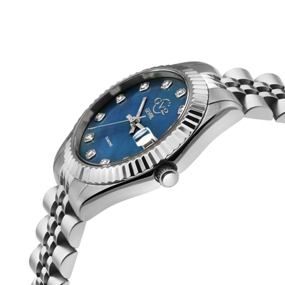 Gv2 Naples Women's Dial Two Tone Watc In Silver