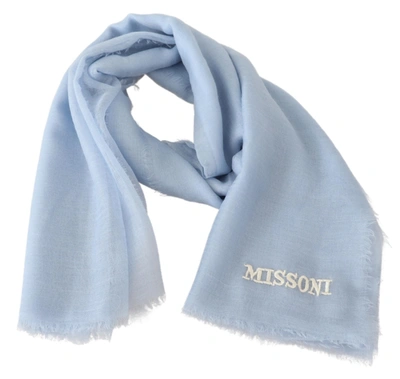 Shop Missoni Cashmere Unisex Neck Wrap Men's Scarf In Grey
