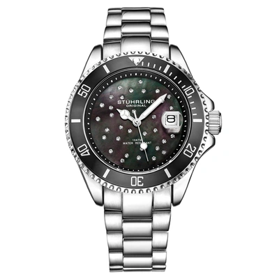 Stuhrling Original Starsea 3977 Quartz 39mm Fashion In Silver