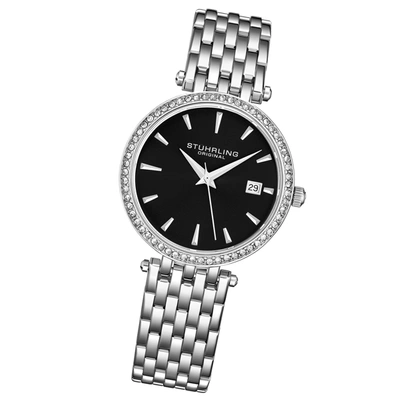Stuhrling Original Imperia 392 Quartz 47mm Chronograph In Silver