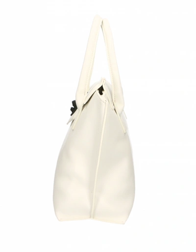 Shop Plein Sport Polyurethane Women's Handbag In White