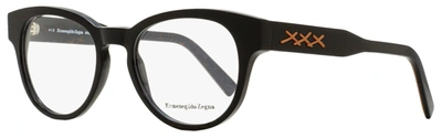 Shop Ermenegildo Zegna Men's Xxx Eyeglasses Ez5174 001 Black 52mm