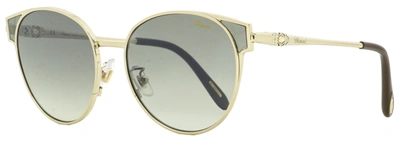 Shop Chopard Women's Imperiale Sunglasses Schc21s 594g Gold/brown 56mm