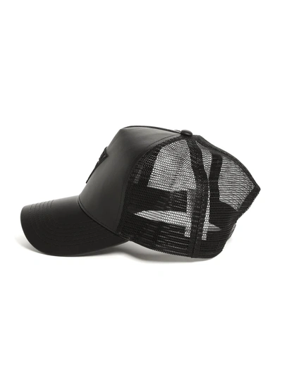 Guess Factory Max Mesh Trucker Hat In Black