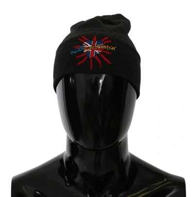 Shop Dolce & Gabbana #dgloveslondon Beanie Men's Cap In Black
