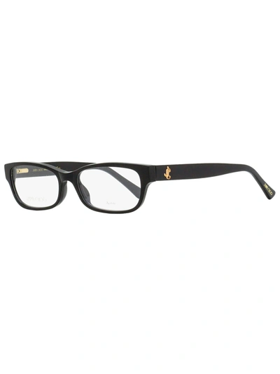 Shop Jimmy Choo Women's Rectangular Eyeglasses Jc271 807 Black 51mm