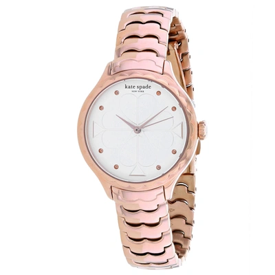 Shop Kate Spade Women's White Dial Watch In Pink