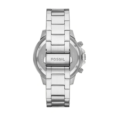 Shop Fossil Men's Bannon Multifunction, Stainless Steel Watch In Silver
