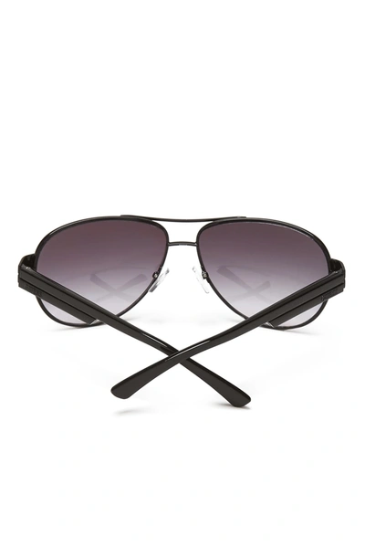 Guess Factory Metal Aviator Sunglasses In Purple