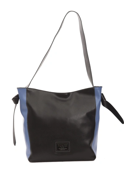 Shop Pompei Donatella Leather Shoulder Women's Bag In Blue