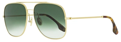 Shop Victoria Beckham Women's Navigator Sunglasses Vb215s 700 Gold/havana 59mm