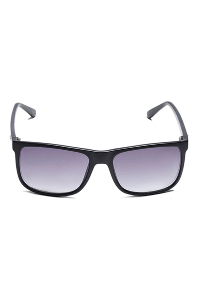 Guess Factory Matte Plastic Square Sunglasses In Purple