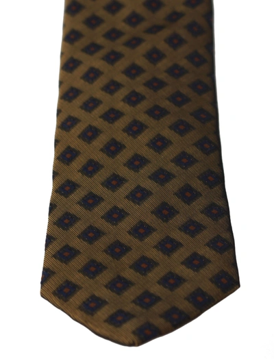 Shop Dolce & Gabbana Patterned Classic Mens Slim Neckmen's Men's Tie In Brown