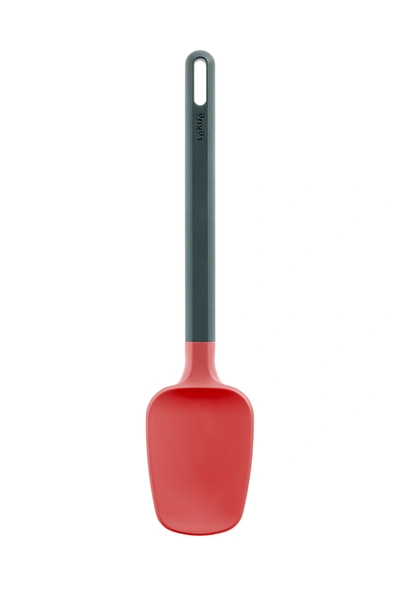 Shop Lekue Silicone Spoon Spatula In Red