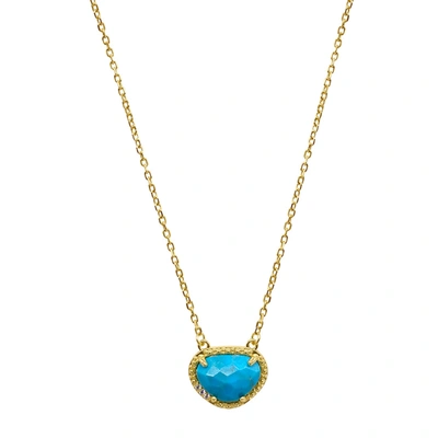 Adornia Fine Jewelry 14k Over Silver 2.00 Ct. Tw. Sapphire September Birthstone Necklace In Multi