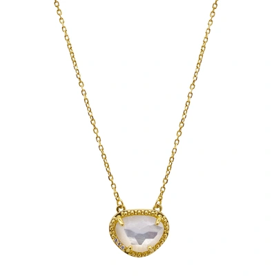 Shop Adornia Fine Adornia Birthstone Necklace 14k Yellow Gold Vermeil In Multi