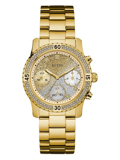 Shop Guess Factory Gold-tone Ombre Shimmer Multifunction Watch