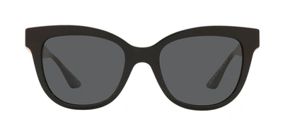 Shop Versace Ve 4394 Gb1/87 Cat Eye Sunglasses In Grey