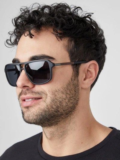 Guess Factory Navigator Sunglasses In Black