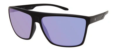 Shop Champion Cu514201 C01 Square Sunglasses In Purple