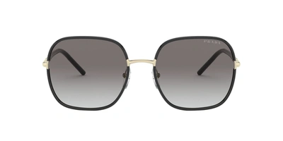 Shop Prada Pr 67xs Aav0a7 Square Sunglasses In Grey