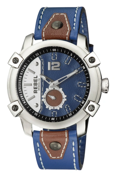 Rebel Weeksville Mens Watch Rb121-4141 In Blue