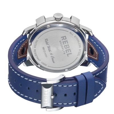 Rebel Weeksville Mens Watch Rb121-4141 In Blue