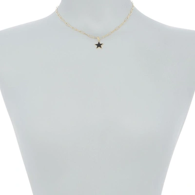 Adornia 14k Over Silver Star Necklace In Gold