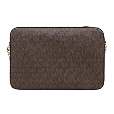 Michael Kors Jet Set Item Large East West Crossbody In Brown